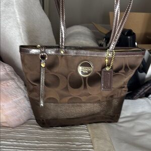 Coach Brown Tote Bag